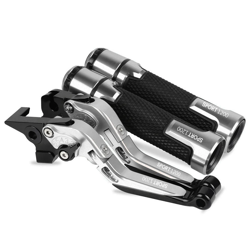 

Motorcycle CNC Brake Clutch Levers Handlebar knobs Handle Hand Grip Ends FOR MOTO GUZZI 1200SPORT 2007 2008 2009 2010 2011-2013