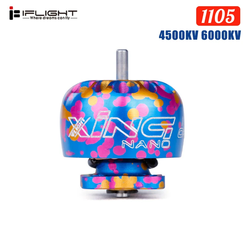 Новейший 1/2/4 шт iFlight XING 1206/1105 4500KV 6000KV 2-4S CW резьба бесщеточный двигатель для iH2 iH3 120RS
