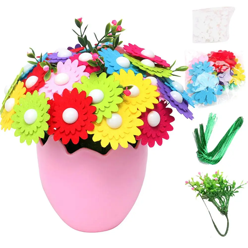 3D пазл с искусственными цветами обучающая игрушка интеллектуальная кнопка для