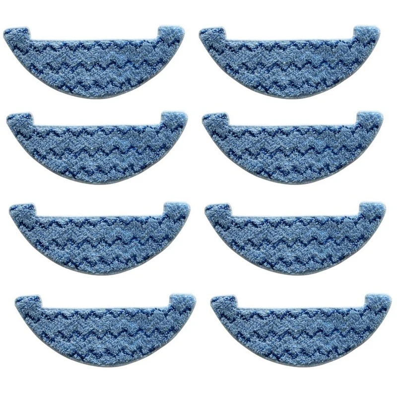 

8Pcs Mop Pads Cloth Replacement For Ilife A7 A9S Mop Washable Reusable Pads Cleaning Cloths Mop Cloth