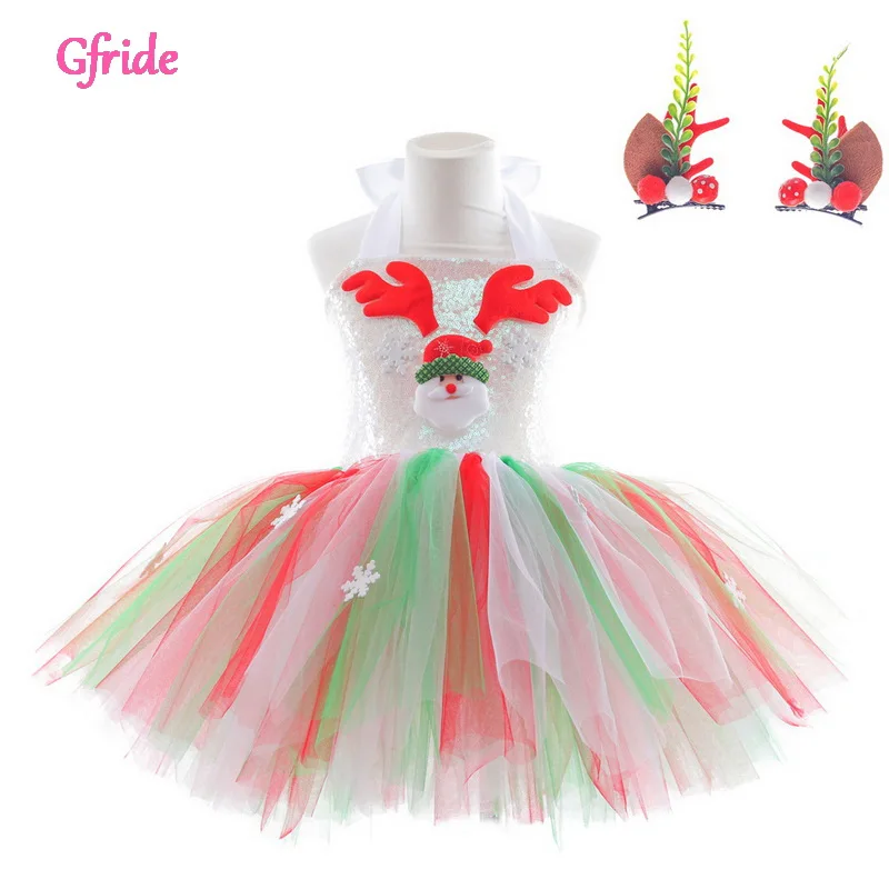Летнее платье для маленьких девочек на новый год костюмированной вечеринки