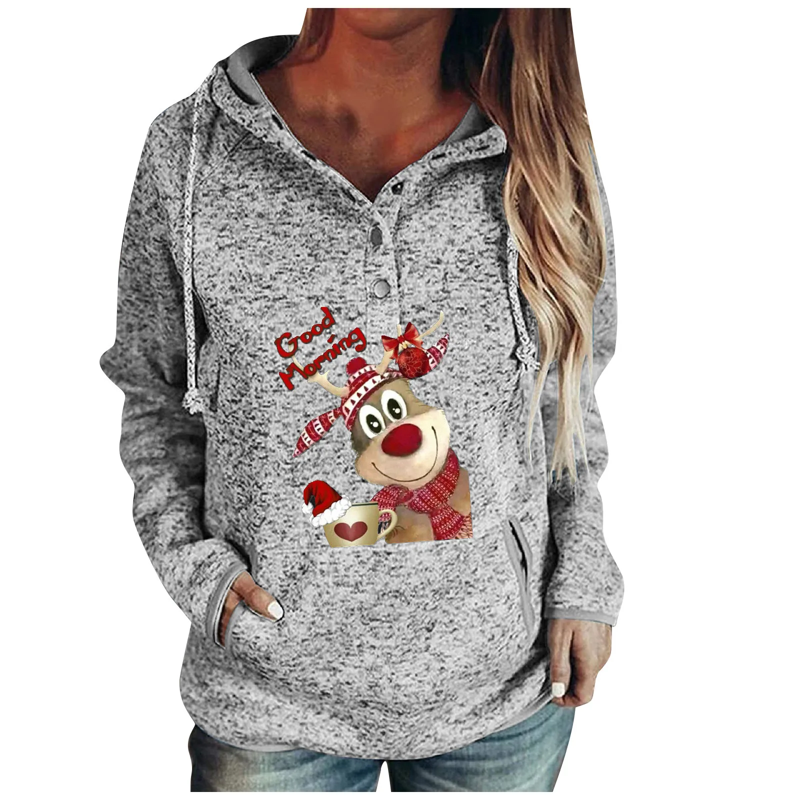 

Худи женское с длинным рукавом и круглым вырезом, размеры до 5xl