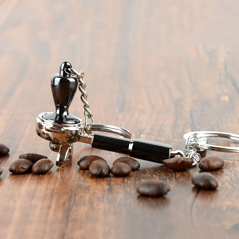 Бариста Кофе вскрытия брелок машина ручка Moka кувшин Портативный Творческий