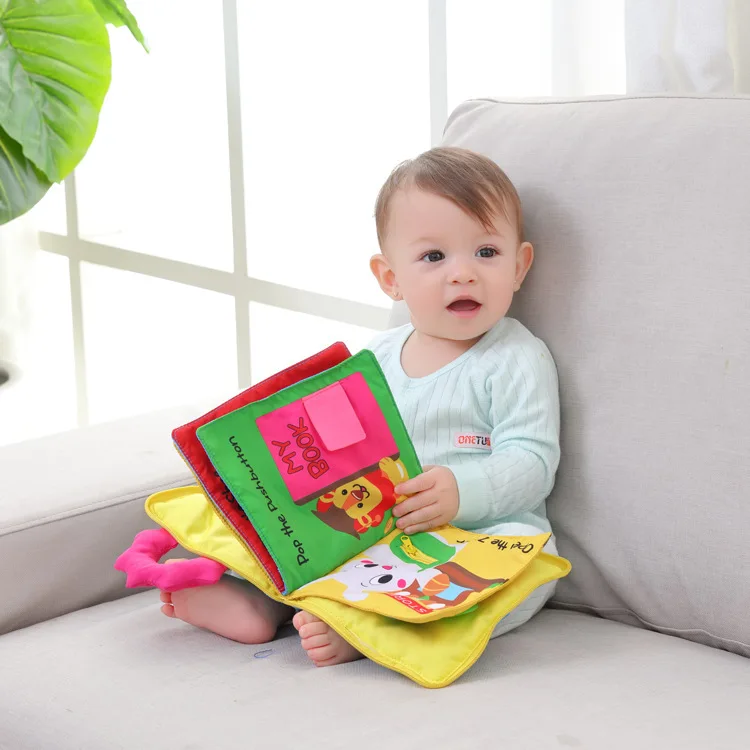 

Baby Cloth Book Toys Soft Book Educational Development BB Activity Books for 0-3 Years Toddler Infants Kids