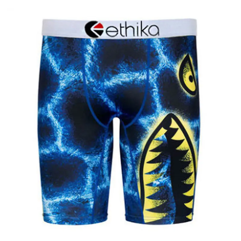 

Мужские дышащие трусы-шорты Ethika, разные цвета, из спандекса, с мультяшными животными, нижнее белье для мужчин, 2021