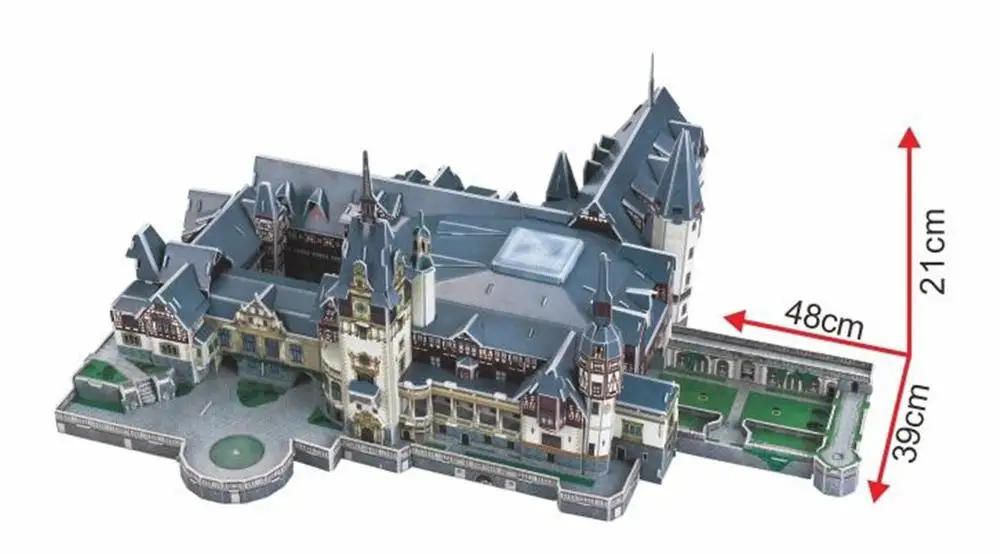 Замок Peles Sinaia румынский сувенир Castelul Tour 3D модель пазла | Игрушки и хобби