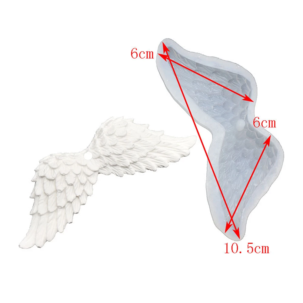 Angel Wings 3D силиконовая форма для украшения торта инструменты литья DIY Инструменты