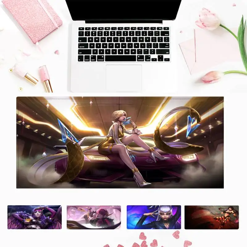 Popolar LOL Evelynn коврик для мыши ноутбука ПК настольный больших игровых ковриков