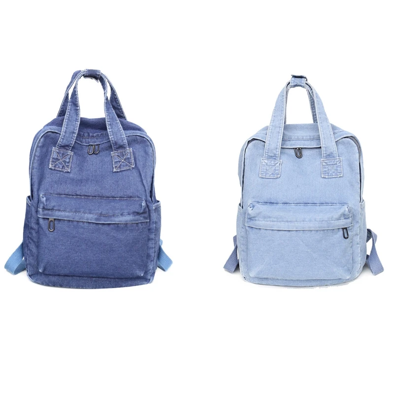

Women's bag Vintage Denim Backpack Travel Daypack College School Handbags Shoulder Bag Rucksack New
