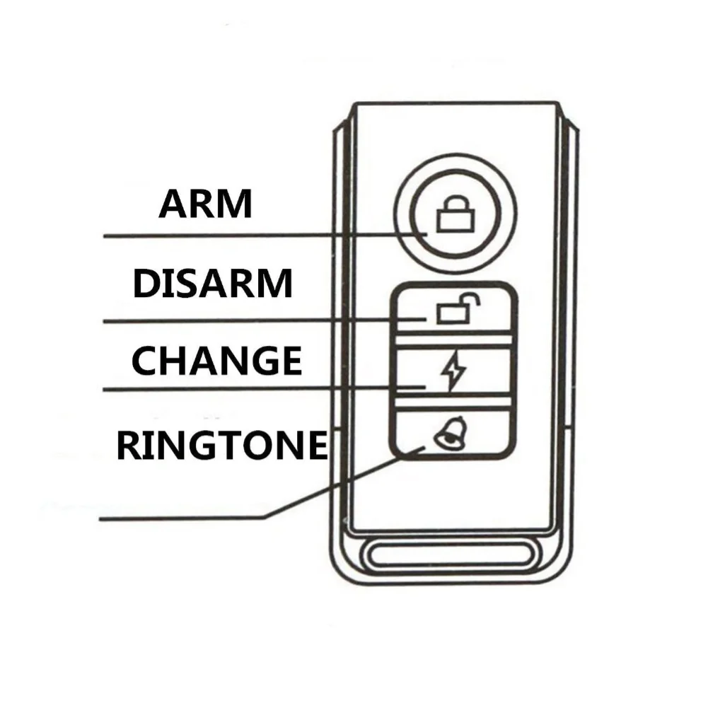 

Remote Control Electric Bike Security Anti-theft Vibration Sensor Warning Alarm