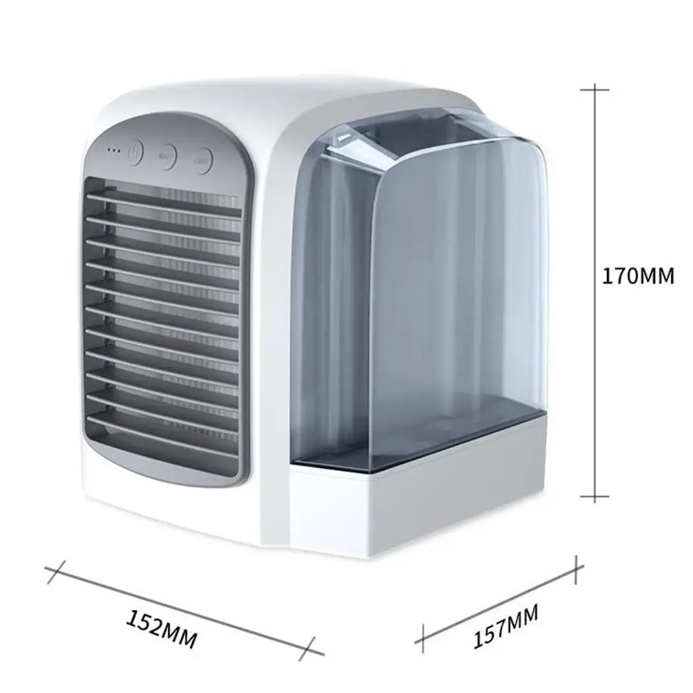 

Multi-function USB Mini Portable Air Conditioner Humidifier Small Cooler Office Desktop Mute Filter Purification Home Supplies