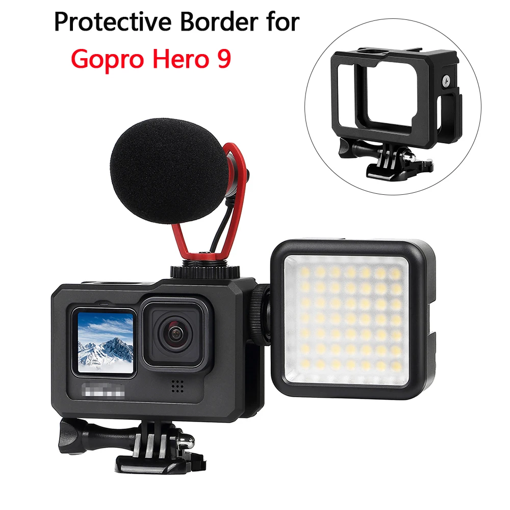 

Protector Bracket for Gopro Hero 9 Action Camera Standard Border Protective Fram Case Anti-fall Anti-collision Housing Accessory