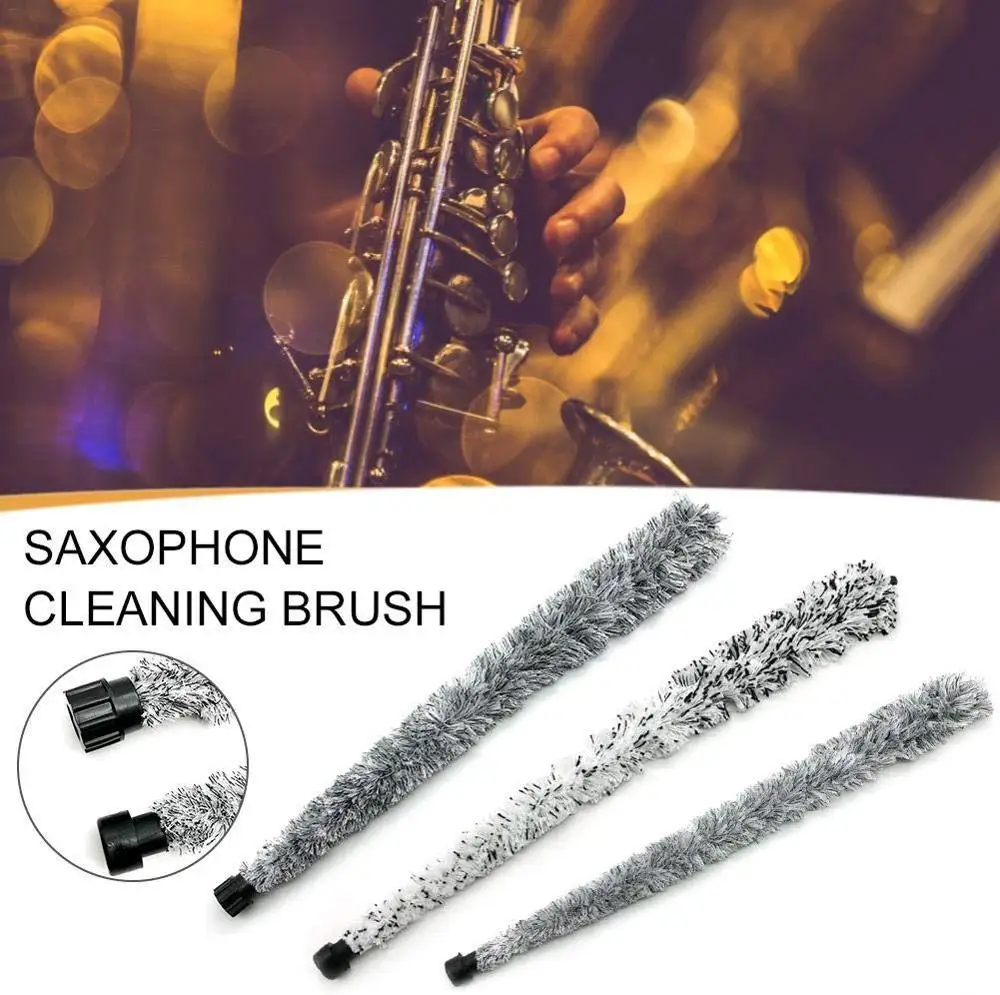 Очистка саксофона щетка альт сопрано очистка мягкий уход инструмент внутренний