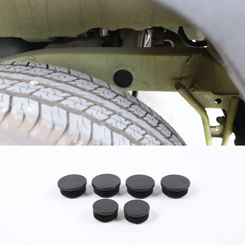 

ABS Car Chassis Round Hole Dust Waterproof Plugs Protection Cover For Suzuki Jimny 2019-2020 Car Exterior Accessories