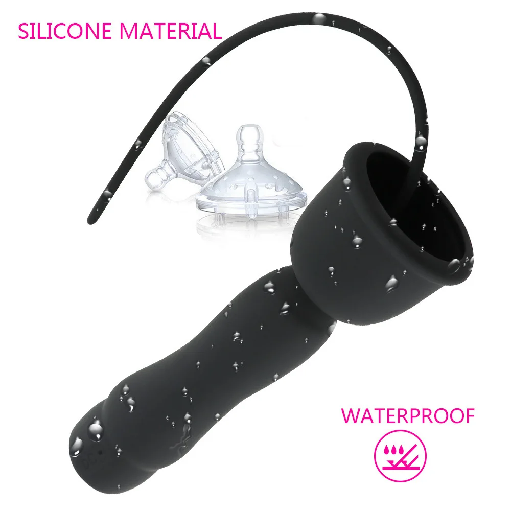 

Silicone Vibrating Penis Plug Vibrator Male Chastity Device Urethral Dilators Catheters Sounds Sex Toys for Men Masturbation
