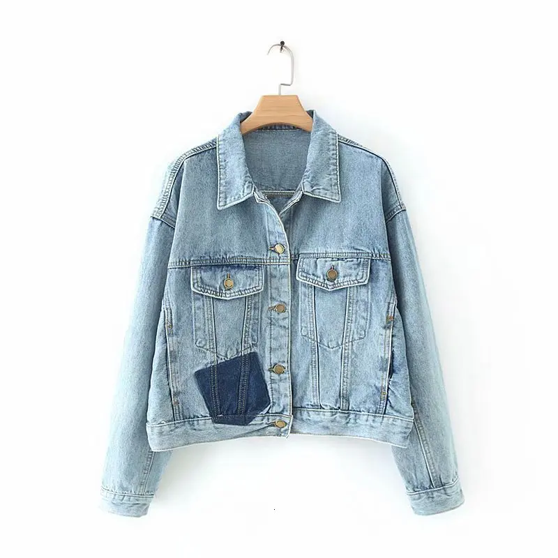 YD65 8947 джинсовая куртка с фальш карманами в европейском и американском стиле| |
