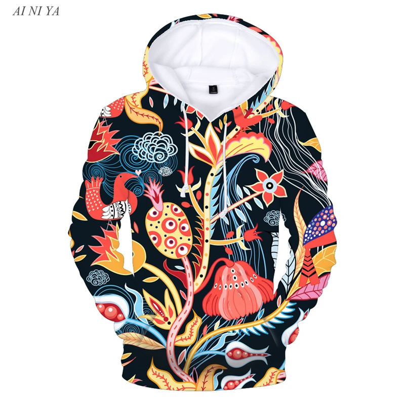 

Personality Classic Beautiful Flower 3D Hoodies Sweatshirts Men/Women Long Sleeve Hoodie Casual Funny Sweatshirt Pullovers Tops