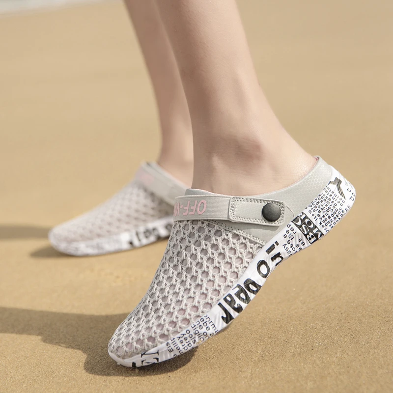 Мужские Пляжные шлепанцы с дырками сандалии для сада и пляжа большие размеры 46 |