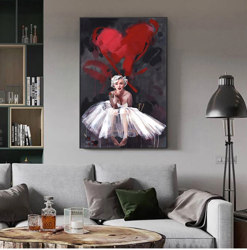 Marilyn Monroe печать цитаты Холст Плакат Настенные картины для гостиной настенное