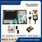 Специальное предложение, лидер продаж, 5-осевой автономный ЧПУ контроллер, система управления движением 500 кГц, 7-дюймовый экран, 6-осевой ручной колесо аварийной остановки