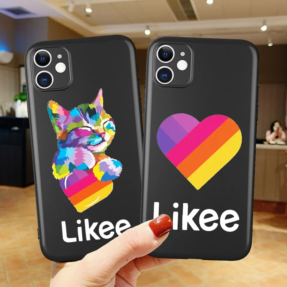 

Funny Likee Cat Rabbit Love Heart Silicone TPU case Fundas For iPhone XR 10 11 Pro max 8 7 6 6S Plus X XS Max 5 5S SE 2020 Etui