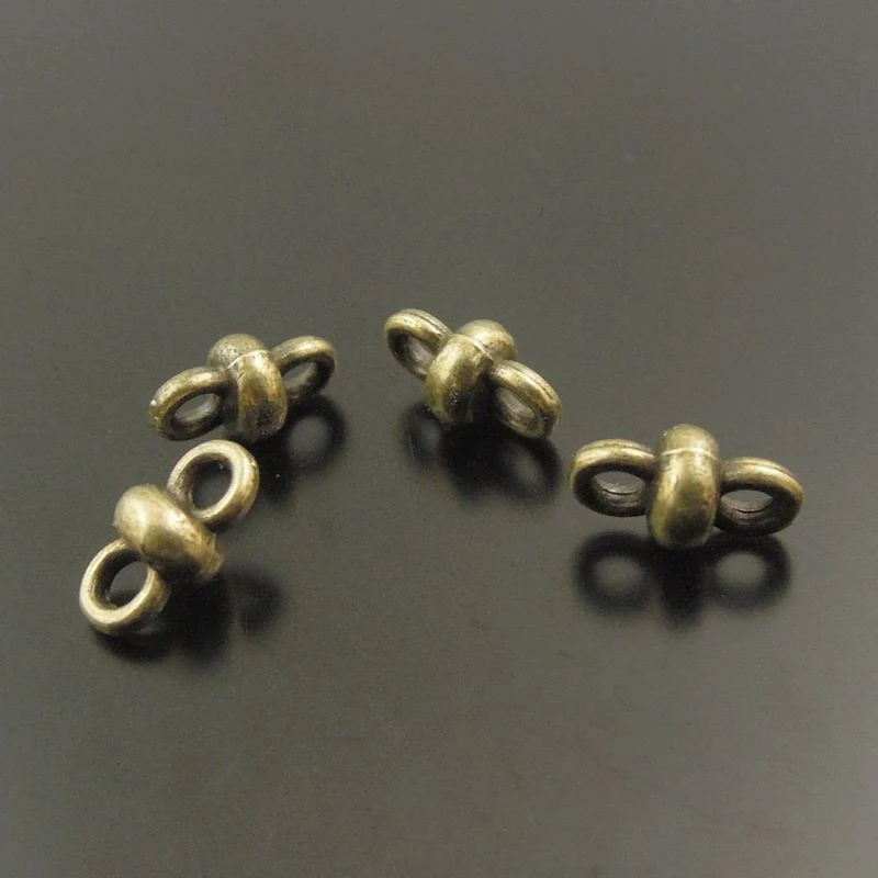 Милый Бант GraceAngie 120 шт. в старинном стиле бронзового оттенка винтажный из сплава