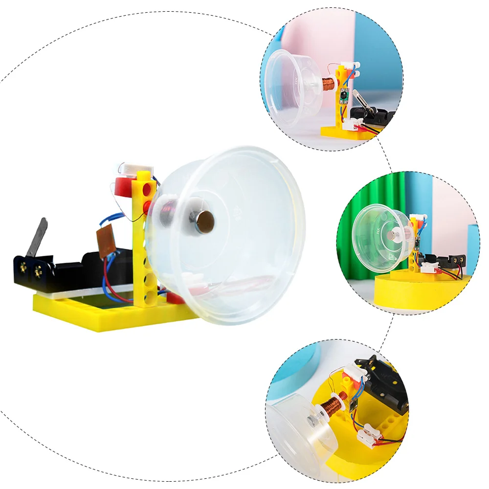 

1 Set Creative Horn Speaker DIY Playset Children Educational Plaything