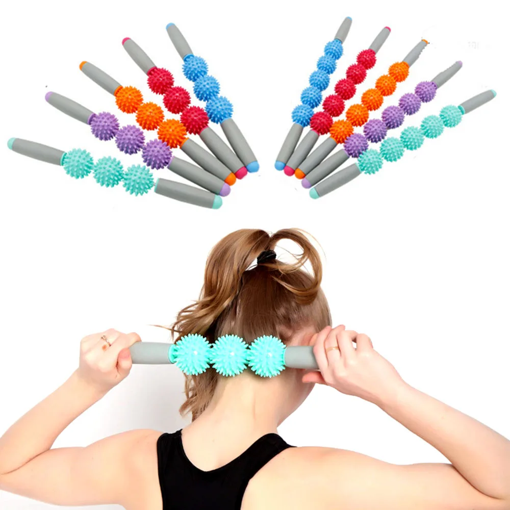 MHKBD массажный валик для тела расслабление мышц палка йоги упражнения Фитнес