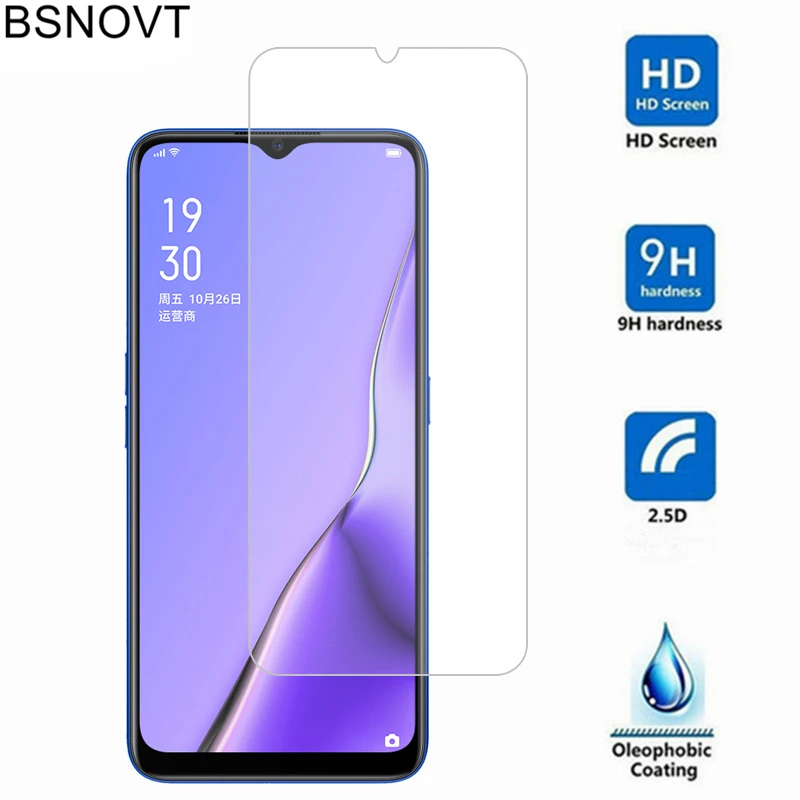 2 uds Protector de pantalla para OPPO A5 2020 vidrio 6,5 pulgadas Anti-sratch vidrio templado para OPPO A5 2020 pel&iacute;cula para OPPO A5 2020 vidrio-0