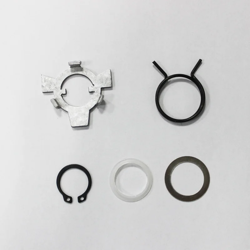 Пружина для ремонта дверных ручек с 2 шайбами 1 зажимом и защелкой|Пружины| |