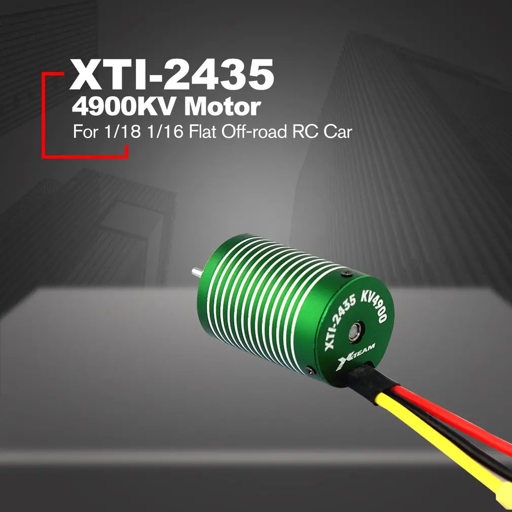 X-TEAM XTI-2435 4900KV 2 3 мм 2-3S бесколлекторный бесщеточный мотор для 1/18 1/16 плоский