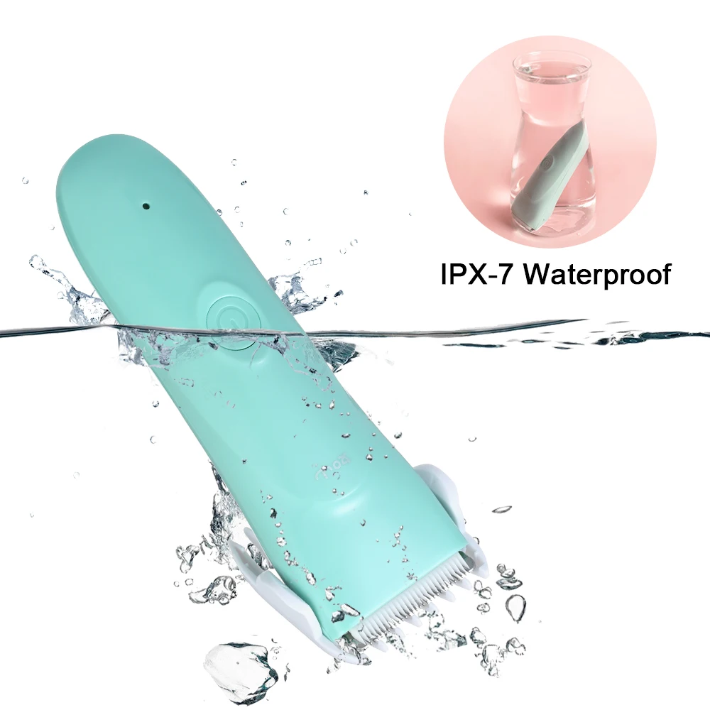 Профессиональная детская машинка для стрижки волос IPX-7 водонепроницаемый тихий и Перезаряжаемый Триммер электрический парикмахерский инструмент с usb-кабелем для детей