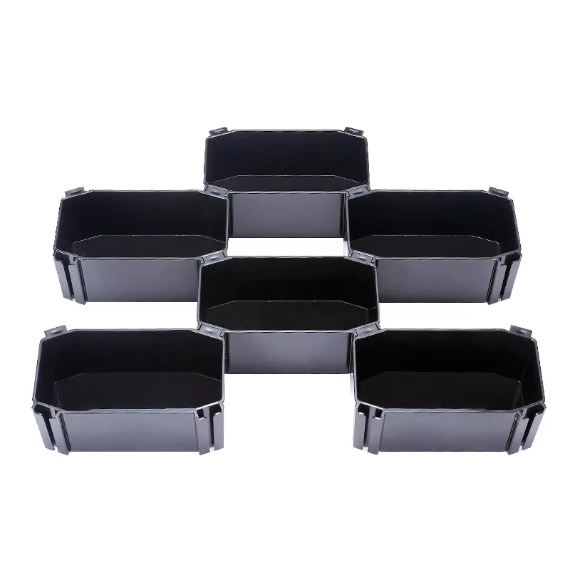 

PC DIY honeycomb sock drawer organizer sorting box creative combinatiob divider for drawer separator storage W5H55W40