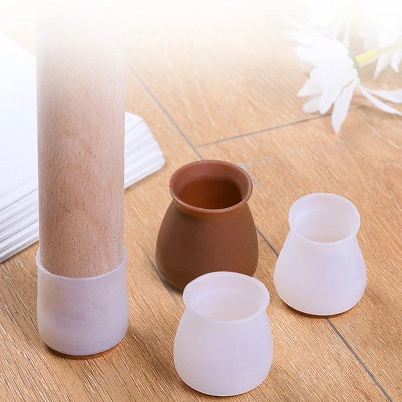 4 шт. силиконовые фетровые Чехлы для ножек стула | Дом и сад