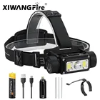 Налобный фонарь B40, водонепроницаемый, XP-G2 лм, 1200, USB, 6 режимов, 6 режимов, IP68