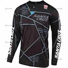 Мужские футболки для горного велосипеда SANTA CRUZ, рубашки для горного велосипеда, одежда для внедорожника, мотоцикла, модель FXR, 2021