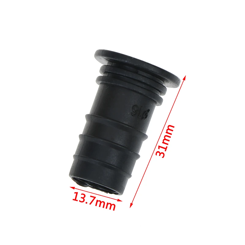 

10 Stuks 16 Mm Pp Plastic Pijp Prikkeldraad End Caps Tuinslang Connector Micro Irrigatie Buisleidingen Drip Gebruik Connector