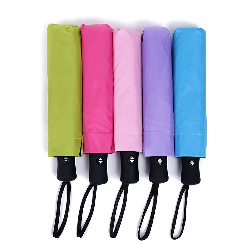 Автоматический зонт на солнечной батарее складной ручной 30% черный для мужчин и