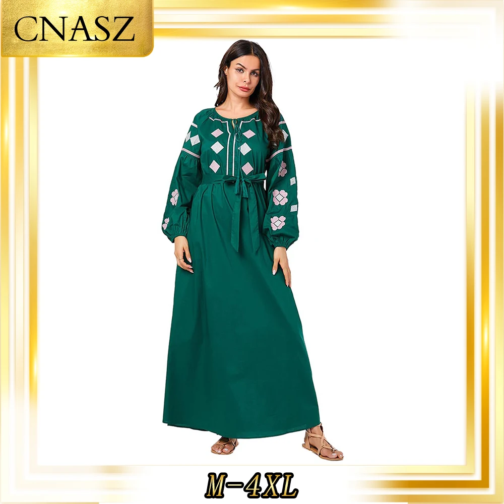 Мусульманское платье мусульманская одежда модное простое большого размера