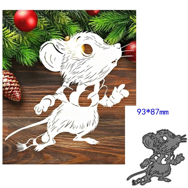 

Металлические штампы для вырезания форма для животных мышь украшение для скрапбукинга бумаги ремесло Нож Форма лезвие удар трафареты штам...