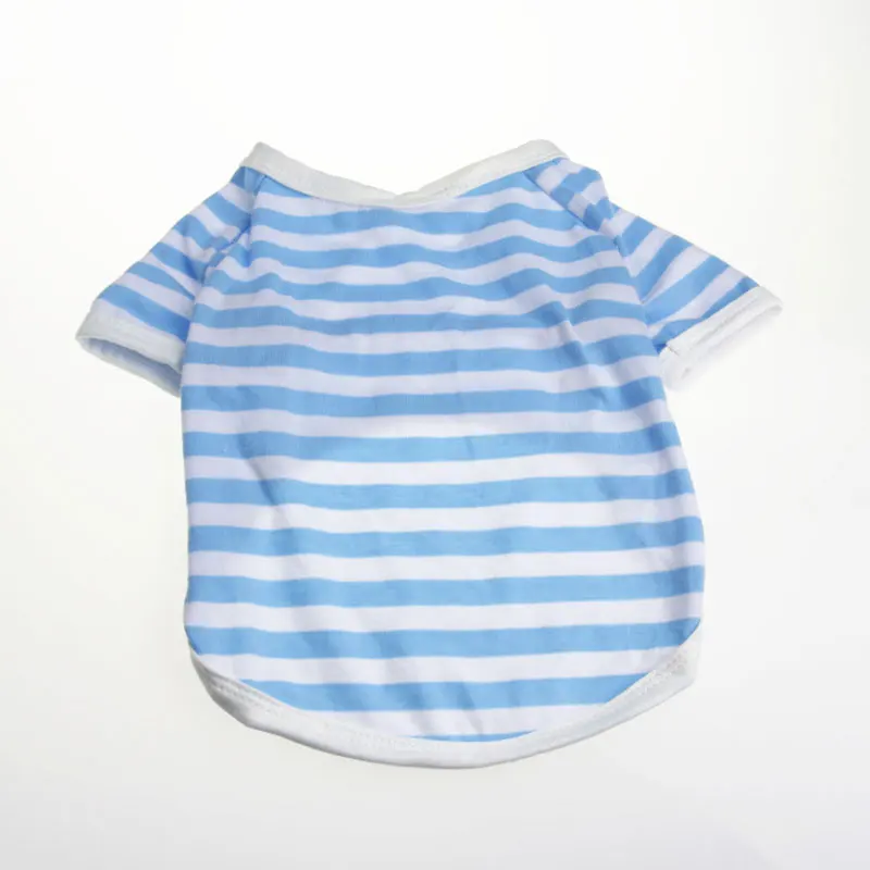 2020 полосатая одежда для собак Летний жилет домашних питомцев костюм чихуахуа