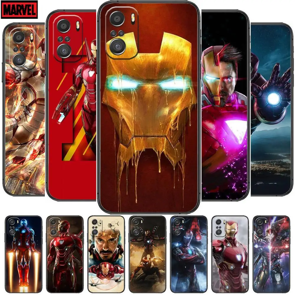 

2021 Cool Iron Man Phone Case For Xiaomi Redmi 11 lite 9C 8A 7A Pro 10T 5G Cover Mi 10 Ultra Poco M3 X3 NFC 8 SE cover