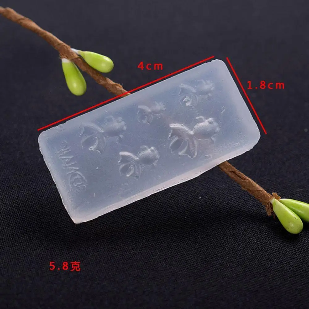 1 шт. 3D силиконовая форма для рыбы эпоксидная смола прозрачные DIY пресс формы