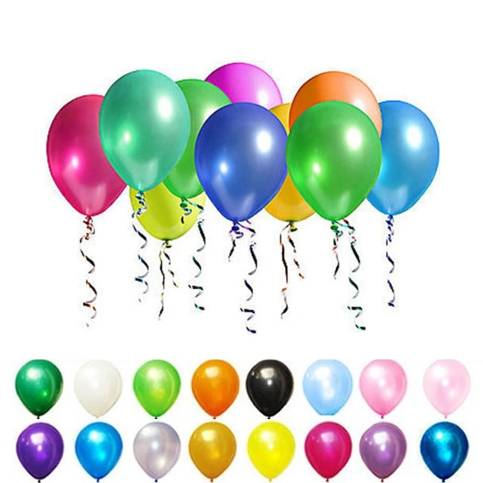 20/50 шт. 10-дюймовые жемчужные латексные воздушные шары | Дом и сад