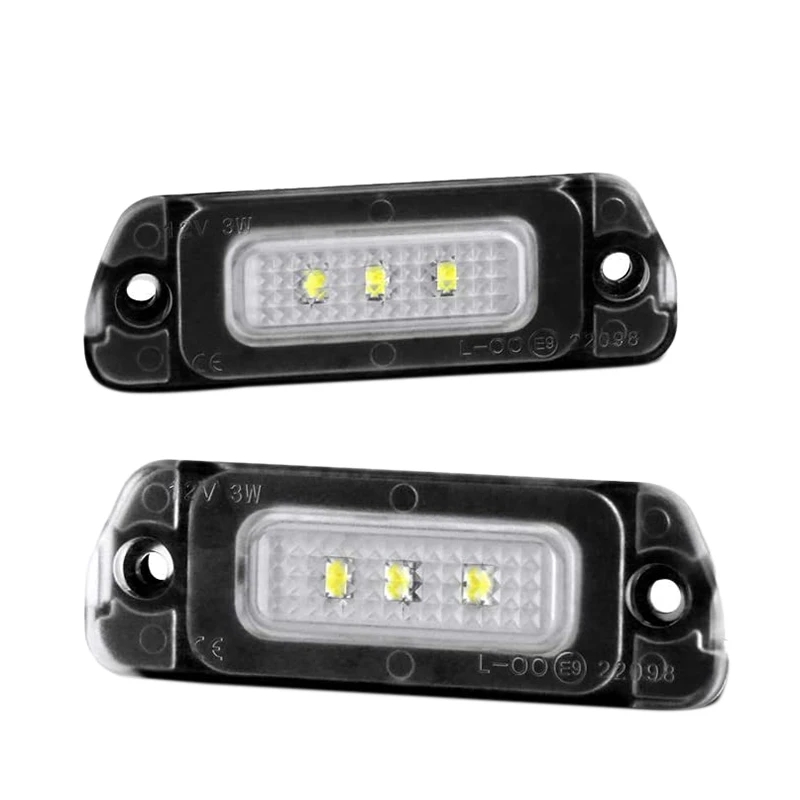 

LED License Plate Light Housing SET for Mercedes W164 W251 GL