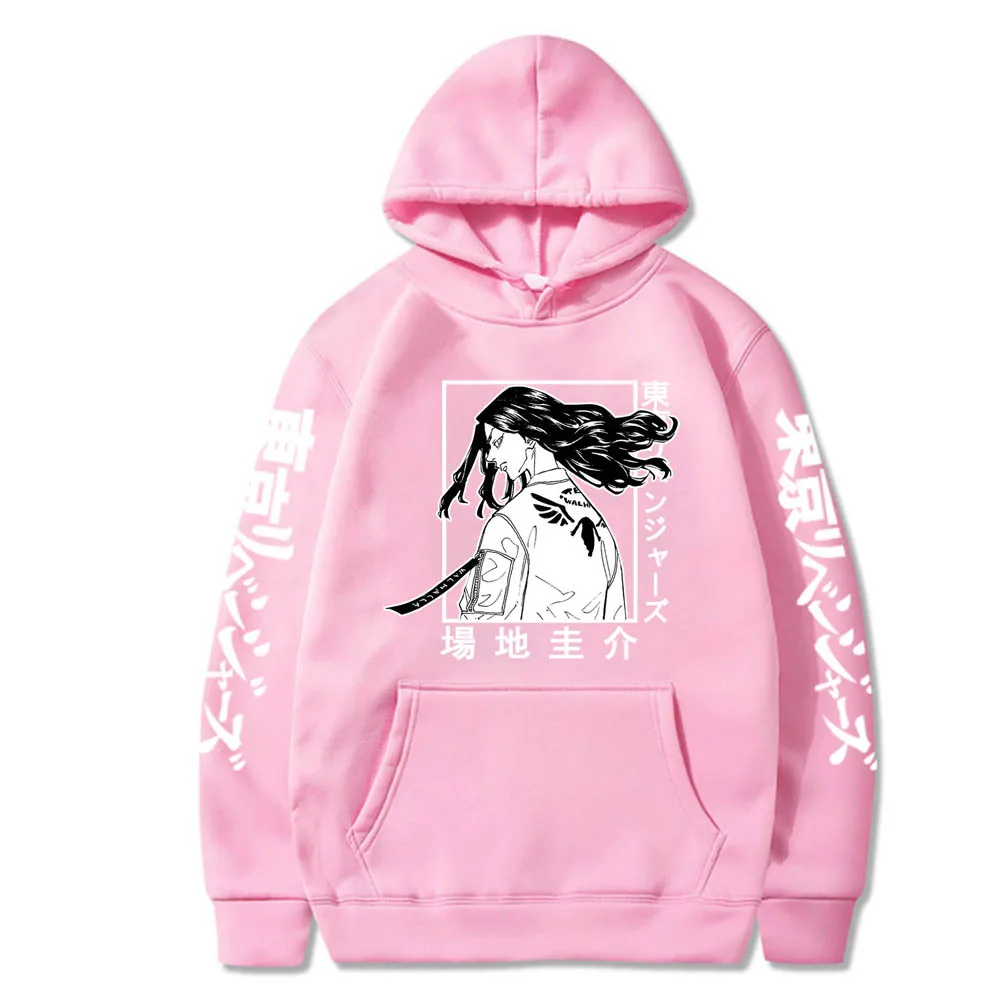 

Manga Harajuku Hot Anime Tokyo Revengers Print Hoodies Casual Keisuke Baji Sweatshirts Men Women Tokyo Revengers Hoodies