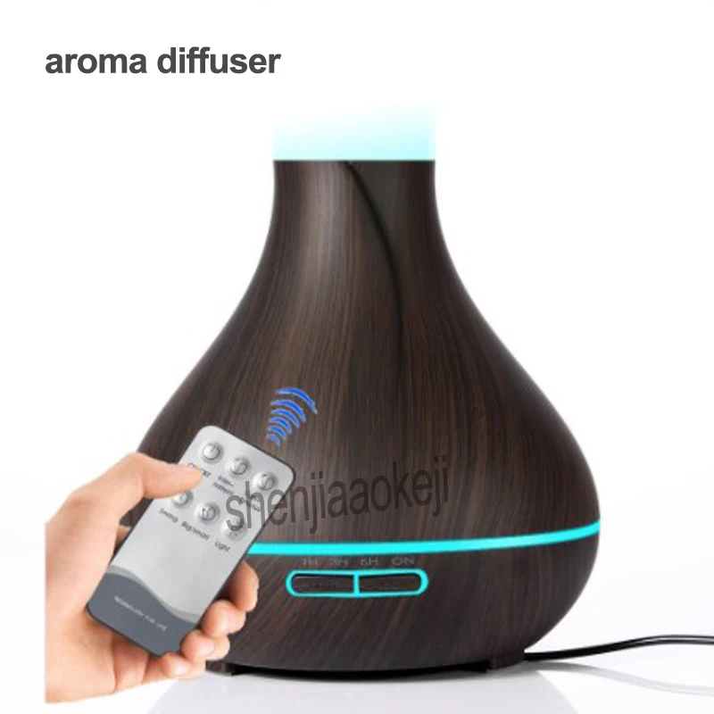 

100-240v 12w Household Aromatherapy machine Aroma Essential Oil Diffuser Ultrasonic Air Humidifier with remote control 400ml 1pc
