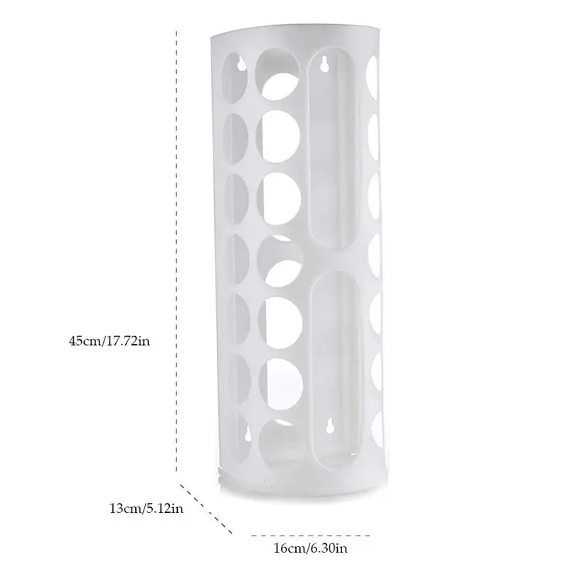 plastic garbag bag holder creative kitchen bathroom accessories wall mounted trash bag storage box cotton pad container home free global shipping