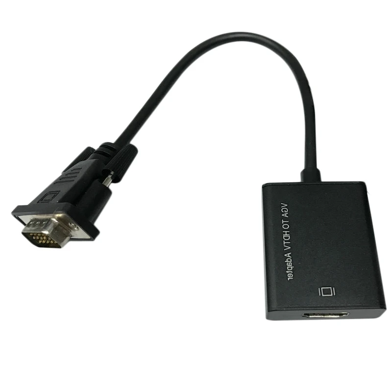 

Преобразователь из Vga в HDMI с аудио конвертер подходит для проектора ТВ ноутбук HD ТВ