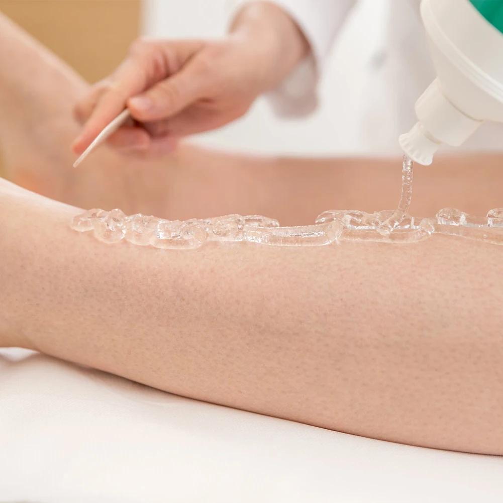 Шпатель деревянный 100 одноразовые палочки для удаления волос с языка воск